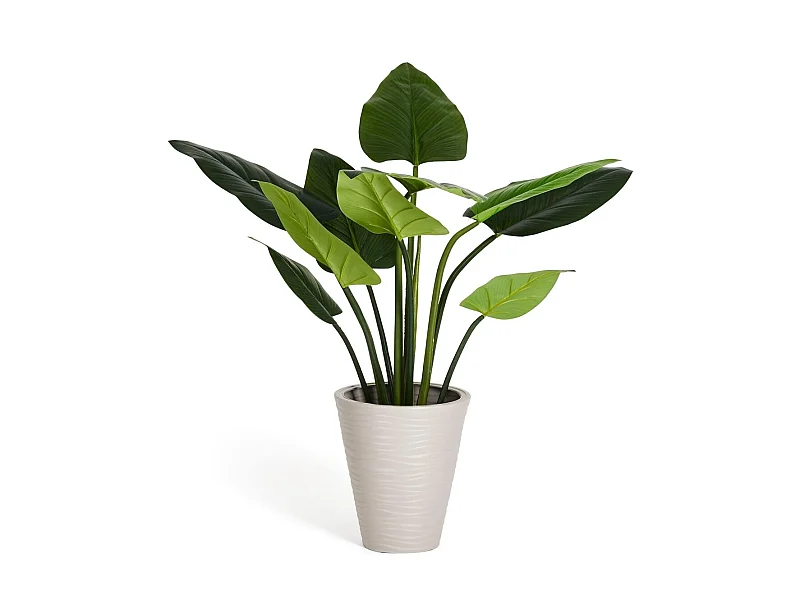 Planta artificiale con vaso - Filodendro - H. 125 cm