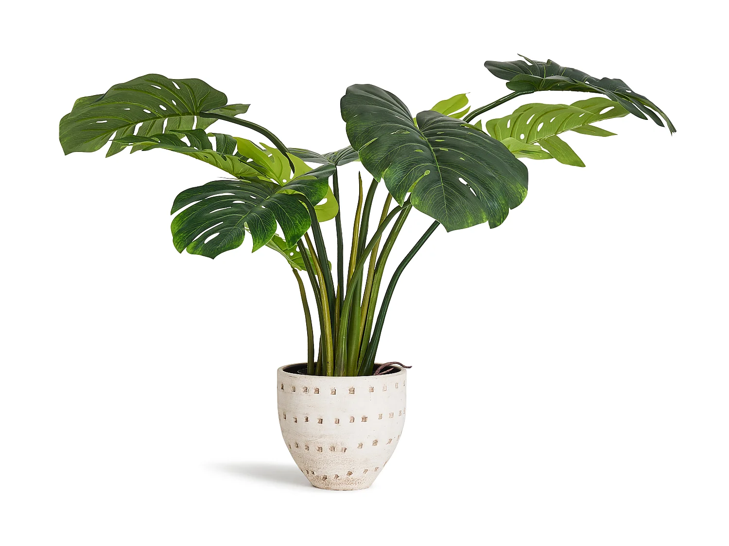 Kunstplant met pot - Monstera - H. 110 cm