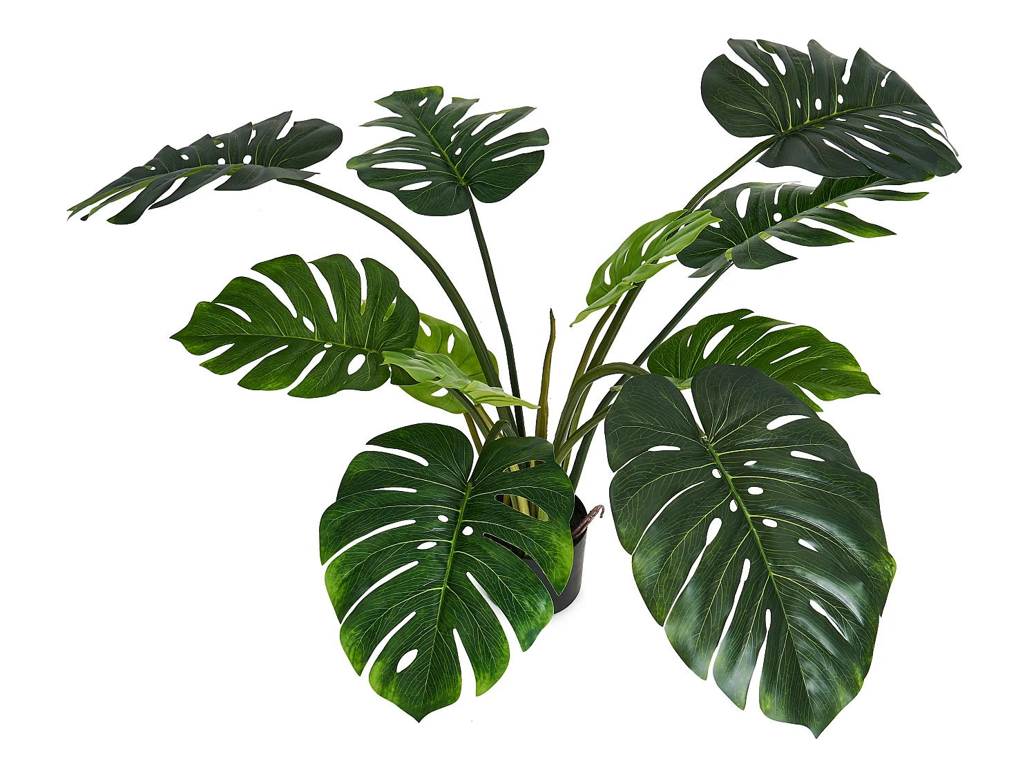 Kunstplant met pot - Monstera - H. 110 cm