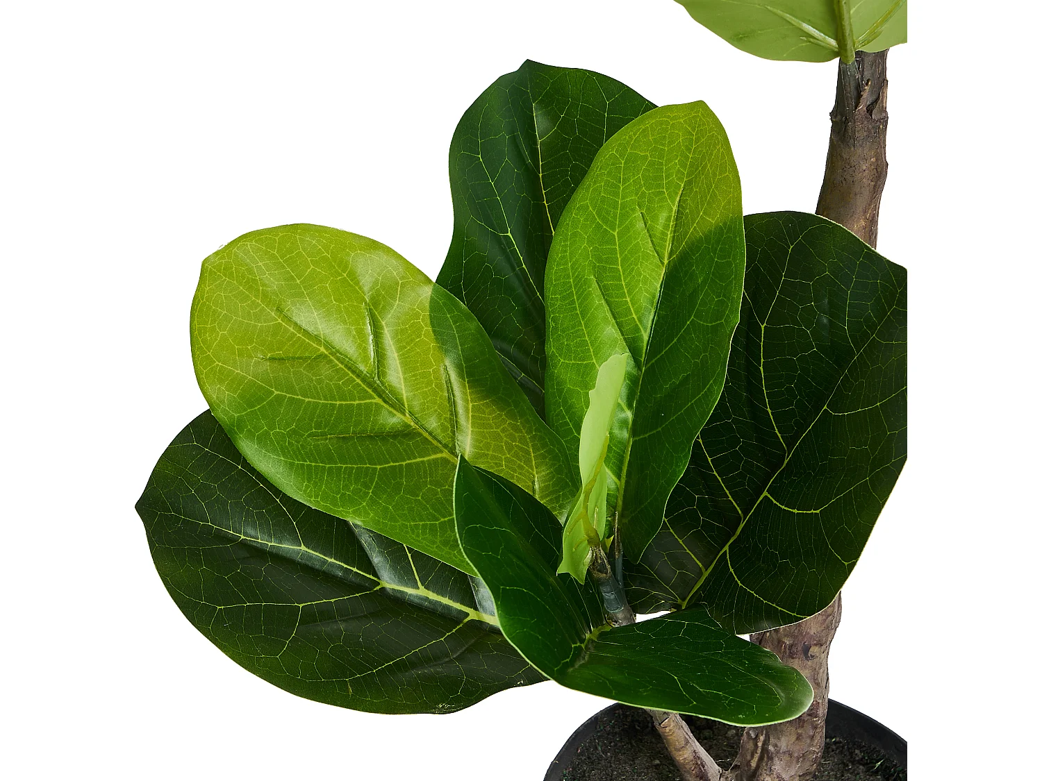 Kunstplant met pot - Vioolblad - H. 90 cm