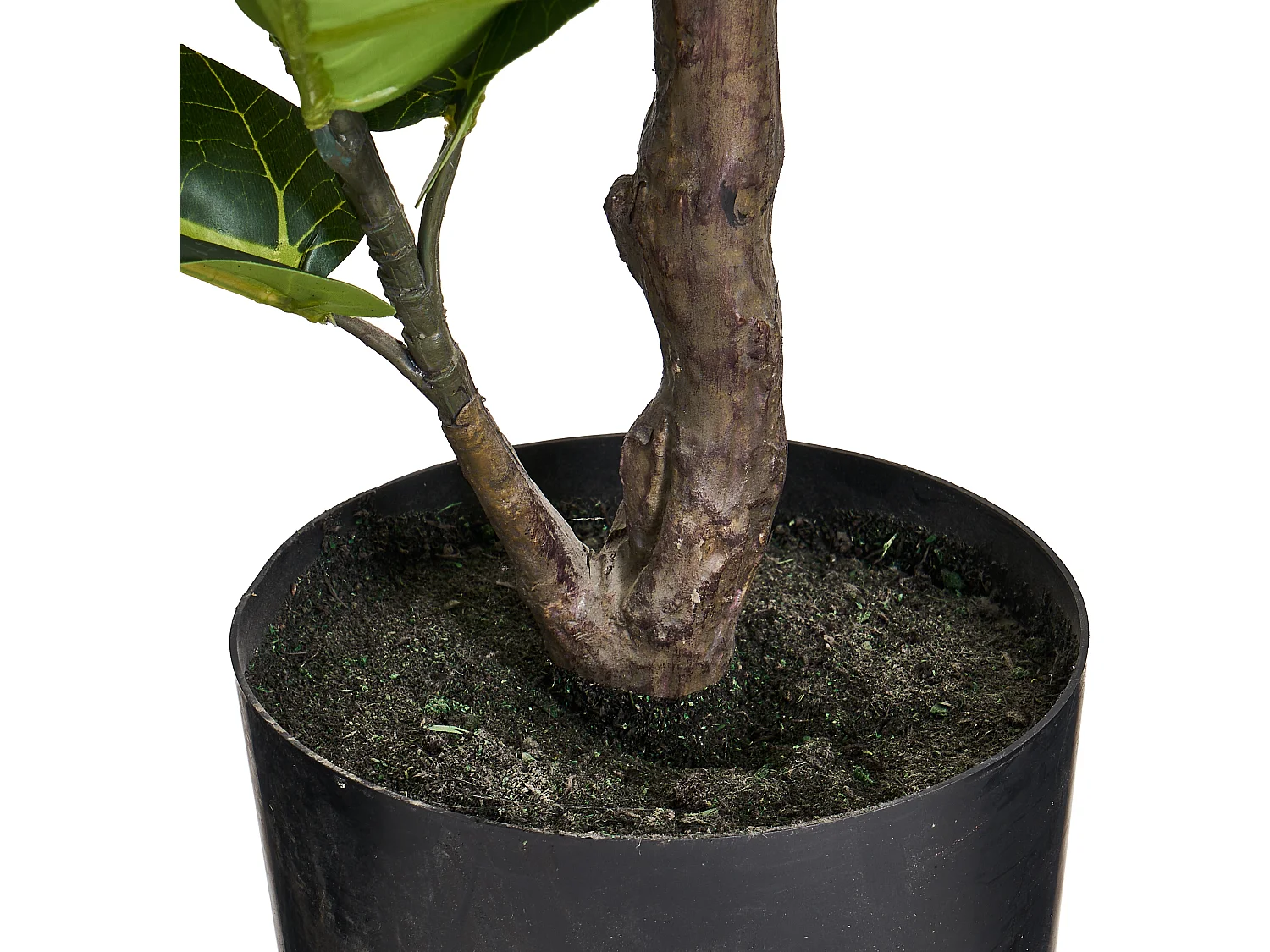 Kunstplant met pot - Vioolblad - H. 90 cm