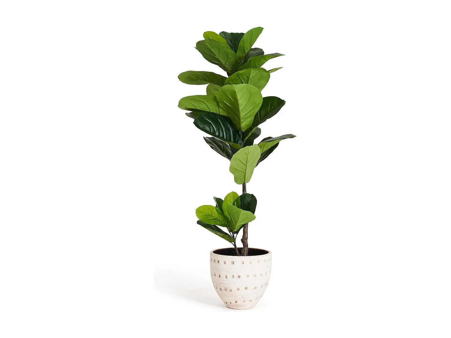 Plante artificielle avec pot - Ficus Lyrata - H. 90 cm