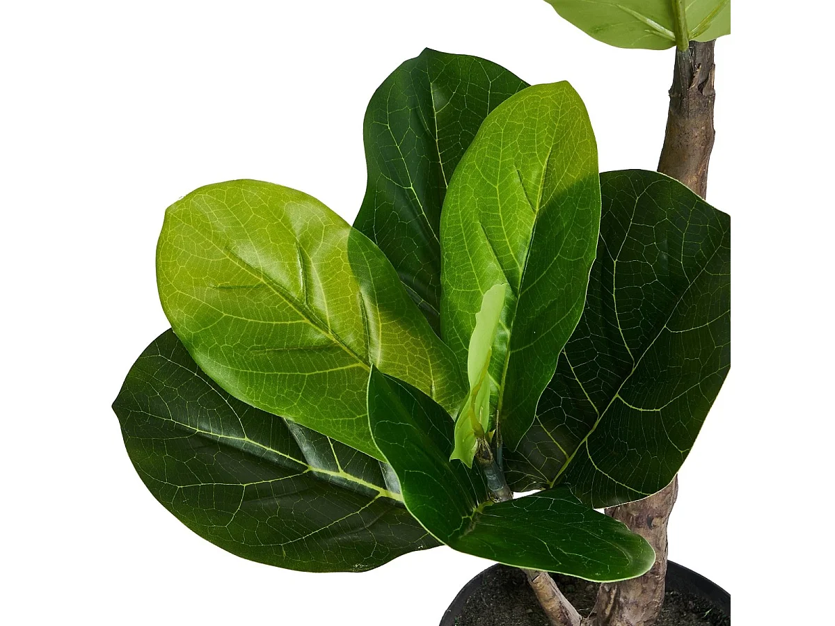 Plante artificielle avec pot - Ficus Lyrata - H. 90 cm