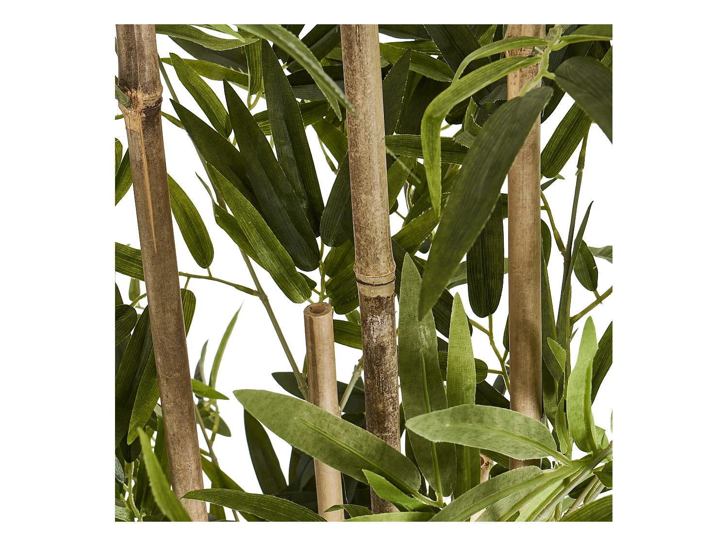 Kunstpflanze mit Topf - H. 190 cm - Bambus