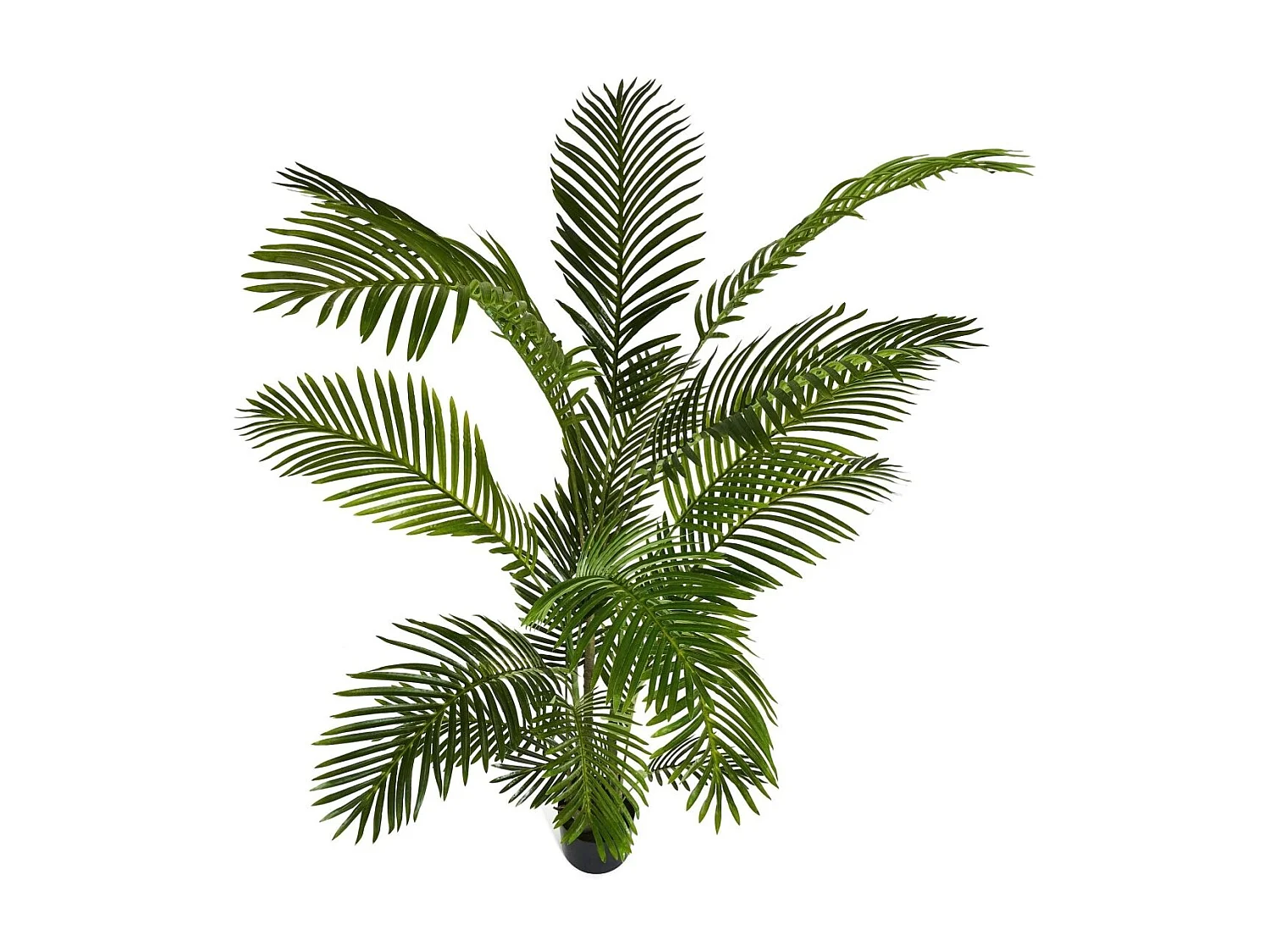 Kunstpflanze mit Topf - H. 150 cm - Palme