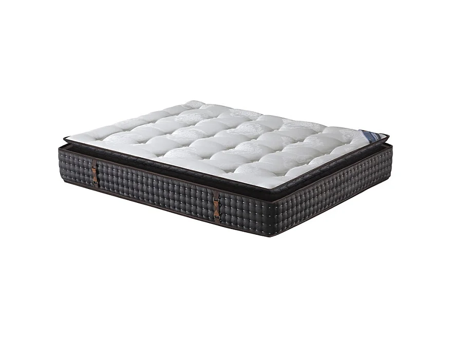 Matelas 180 x 200 cm ressorts ensachés mousse mémoire de forme - LENA