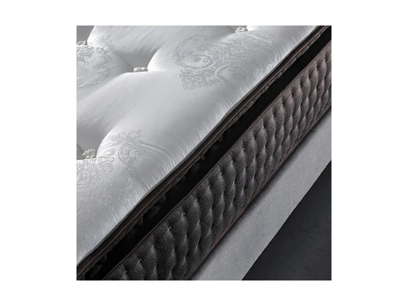 Matelas 140 x 190 cm ressorts ensachés mousse mémoire de forme - LENA
