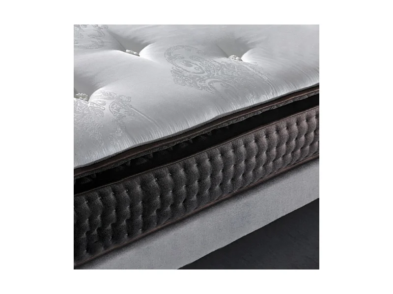 Matelas 140 x 190 cm ressorts ensachés mousse mémoire de forme - LENA