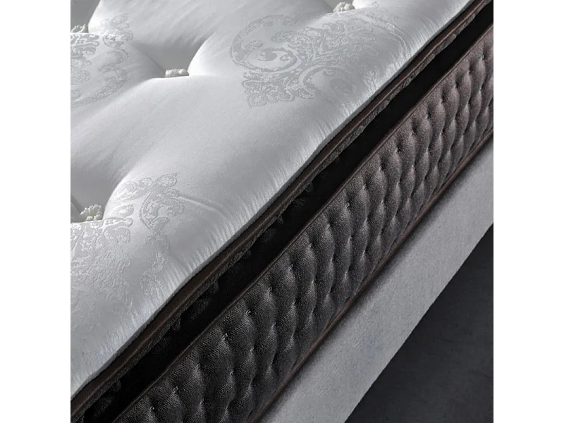 Matelas 140 x 190 cm ressorts ensachés mousse mémoire de forme - LENA