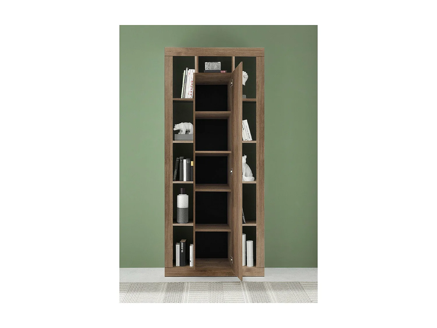 Bücherregal 1 Tür H217 cm - Rimini