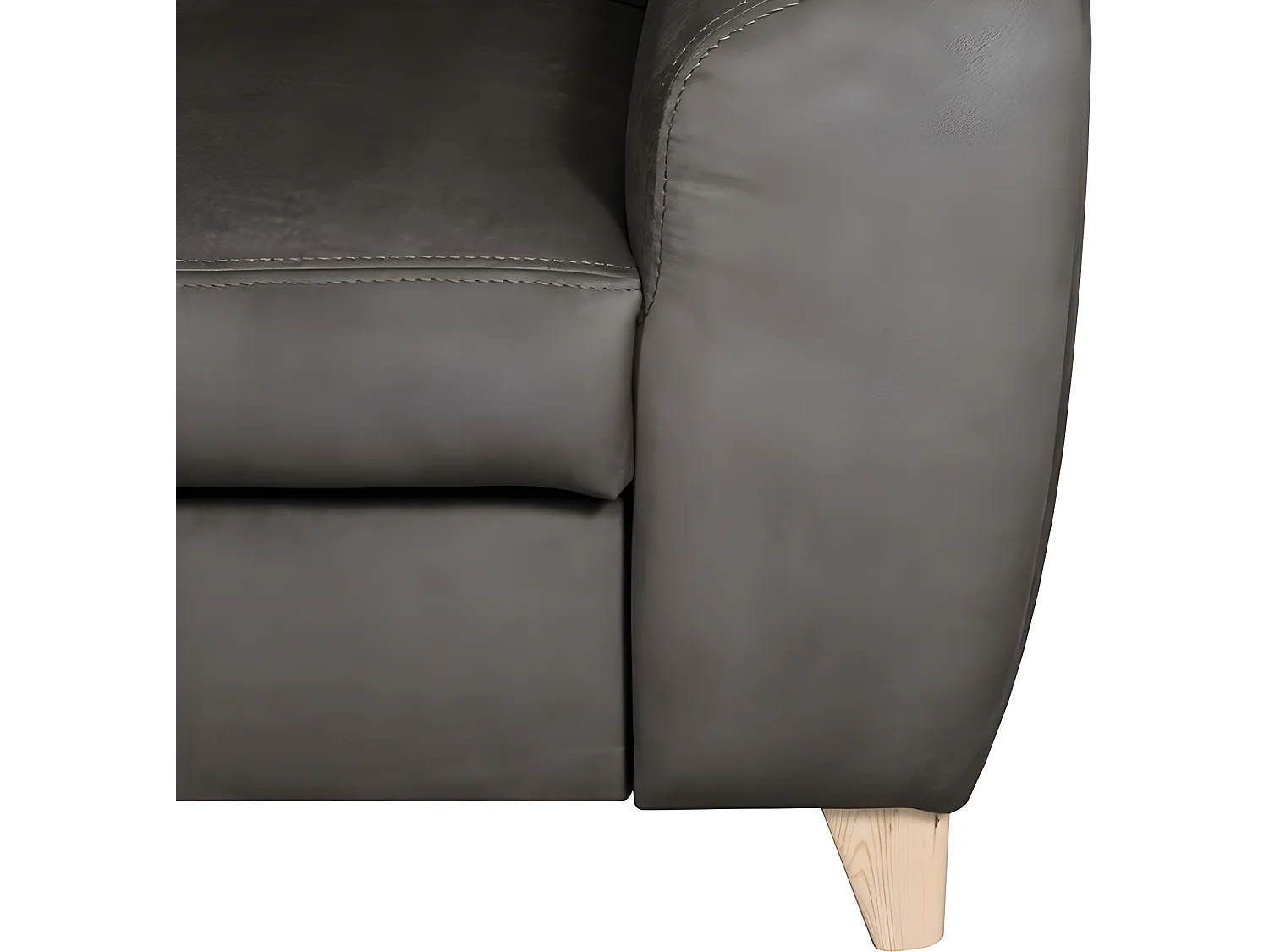 Hoekbank van luxe fluwelen stof ASHLEY met 5 zitplaatsen, chocolade, linkerhoek