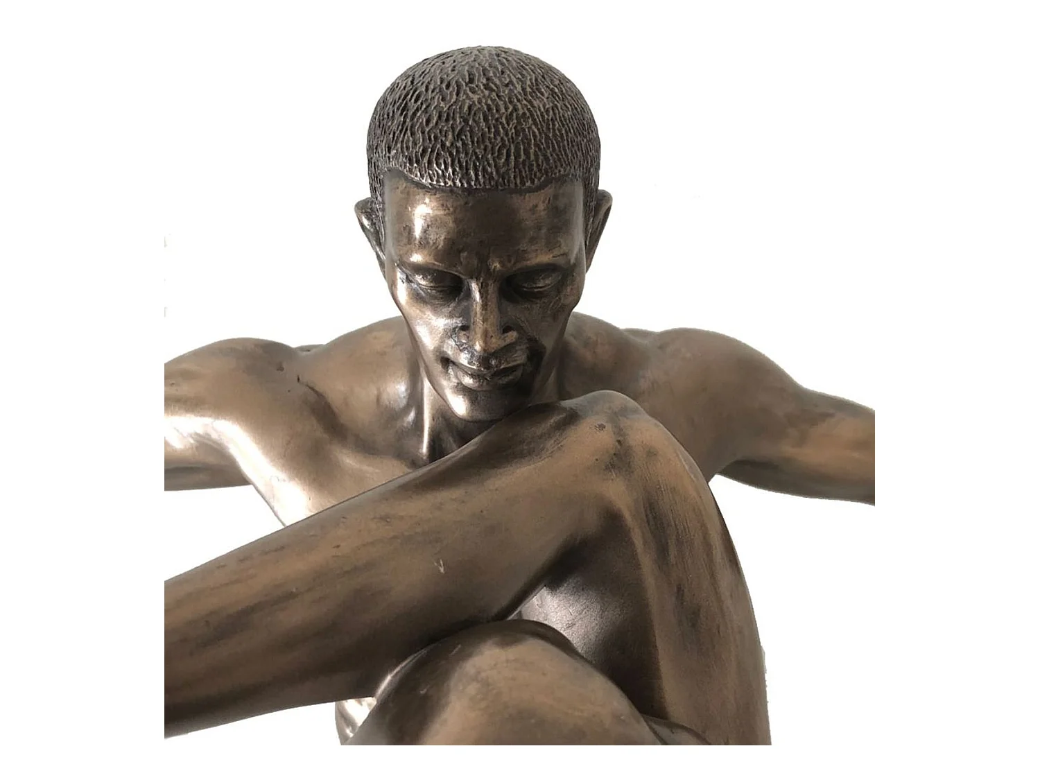 Statuette en résine Homme nu 44 cm