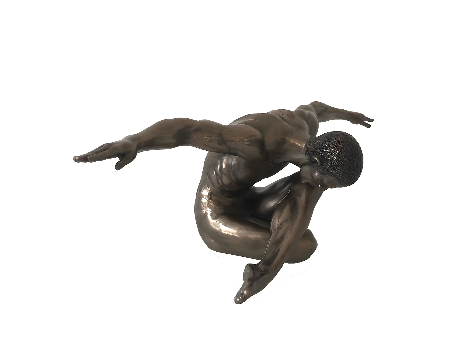 Statuette en résine Homme nu 44 cm