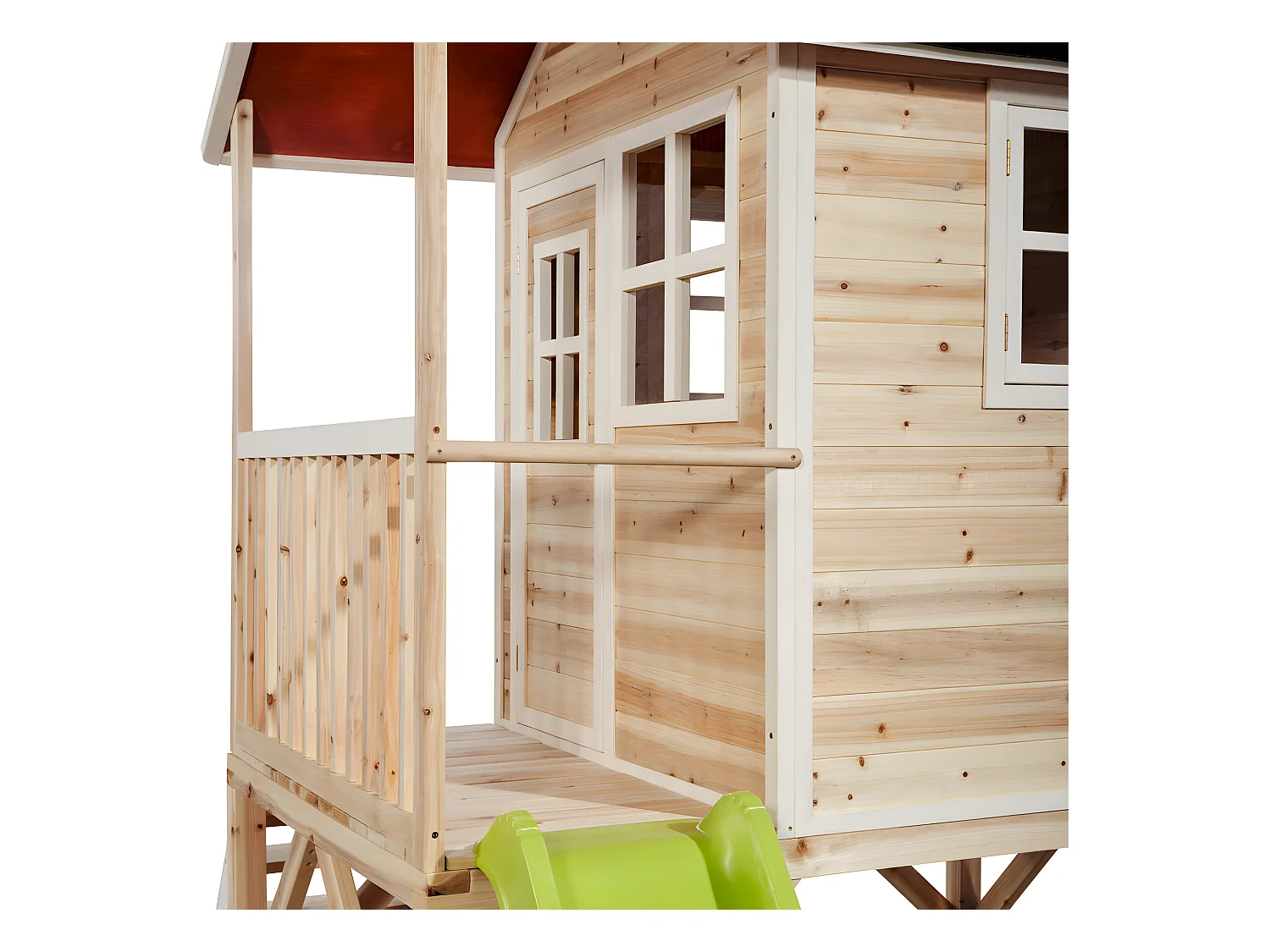 Maisonnette en bois pour enfants Loft 500 Naturel - Exit Toys