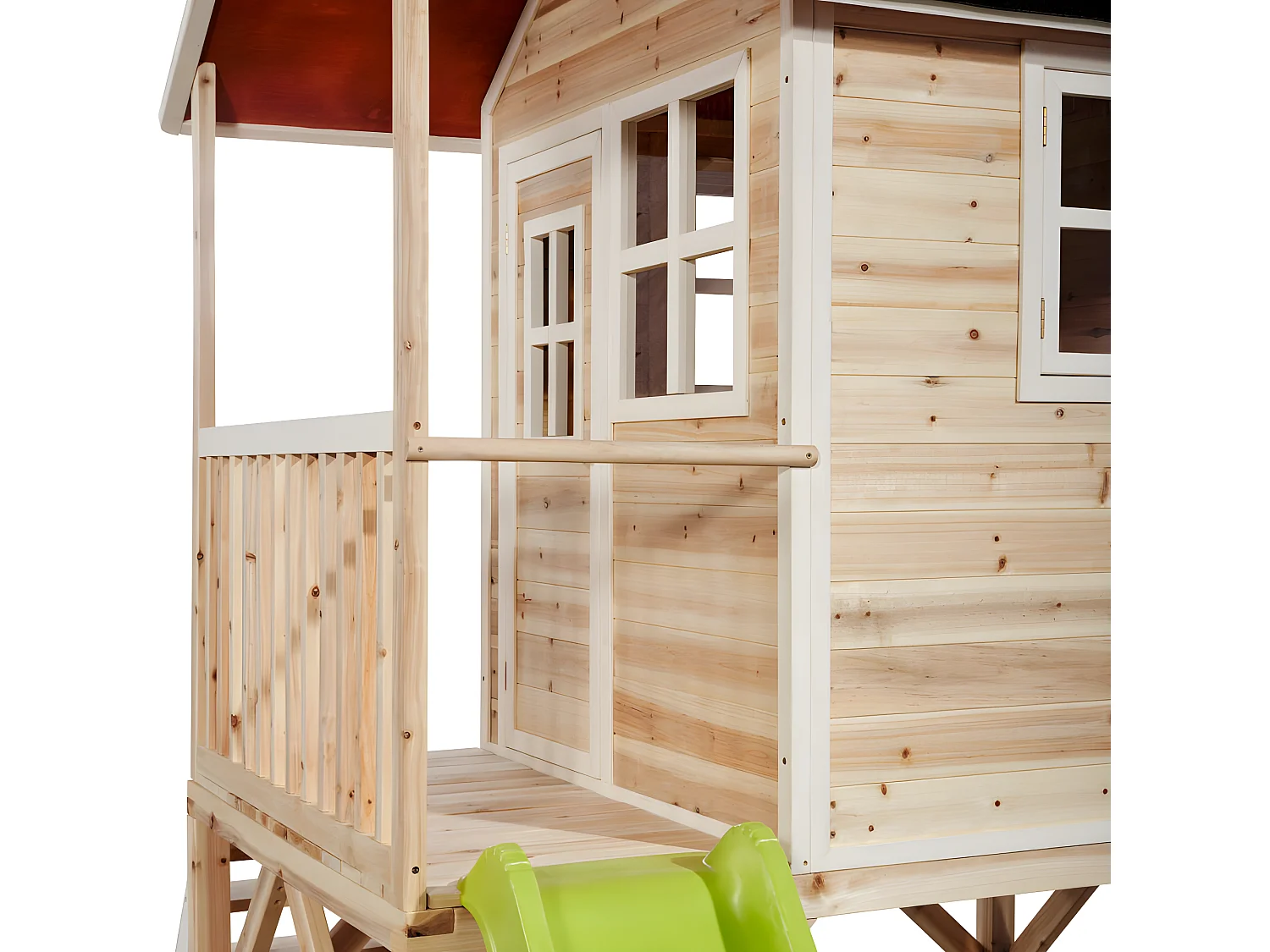 Maisonnette en bois pour enfants Loft 500 Naturel - Exit Toys