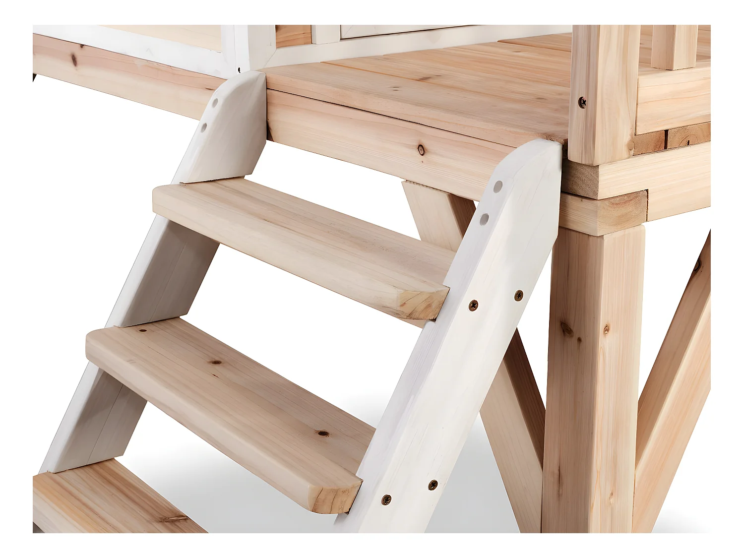 Maisonnette en bois pour enfants Loft 300 Naturel - Exit Toys