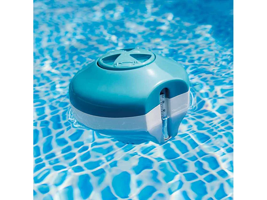 Diffuseur de chlore flottant avec thermomètre - Intex
