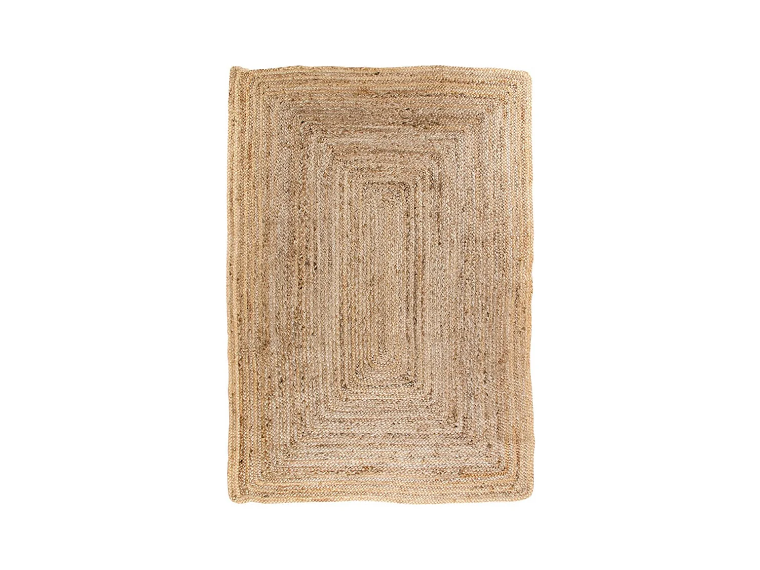 THANE - Tapis 240x180cm en Fibre de Jute Tressé Naturel