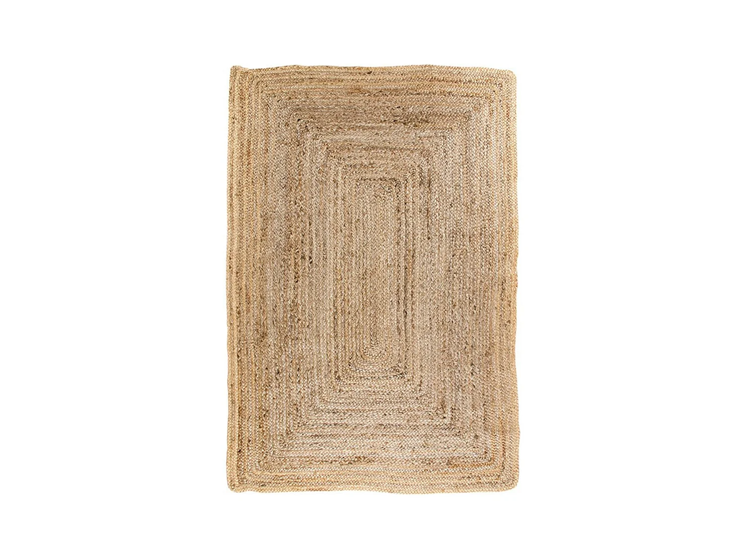 THANE - Tapis 180x120cm en Fibre de Jute Tressé Naturel