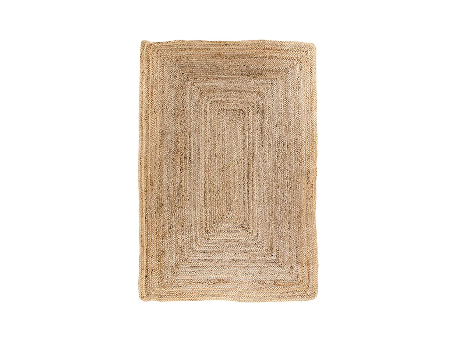 THANE - Tapis 90x60cm en Fibre de Jute Tressé Naturel
