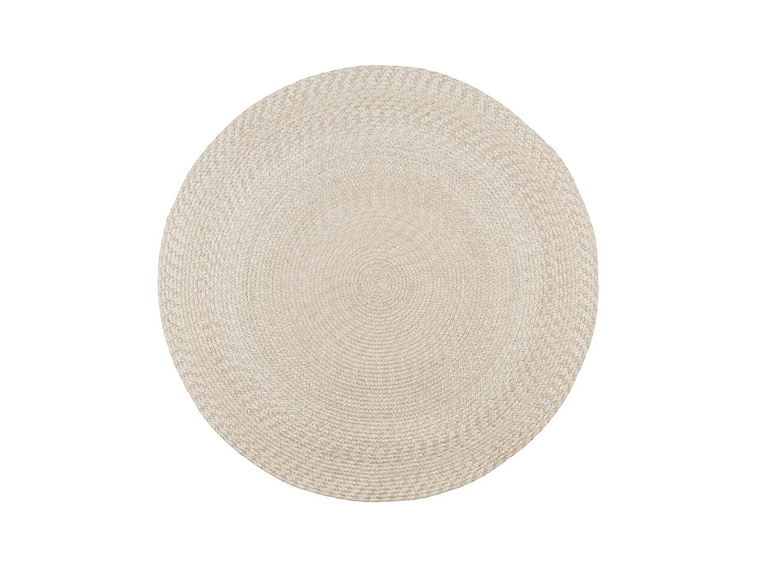 SAO - Tapis Tressé Rond 180cm Coloris Sable