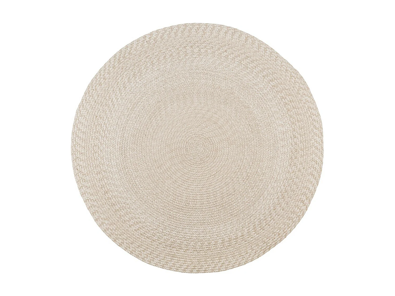 SAO - Tapis Tressé Rond 180cm Coloris Sable