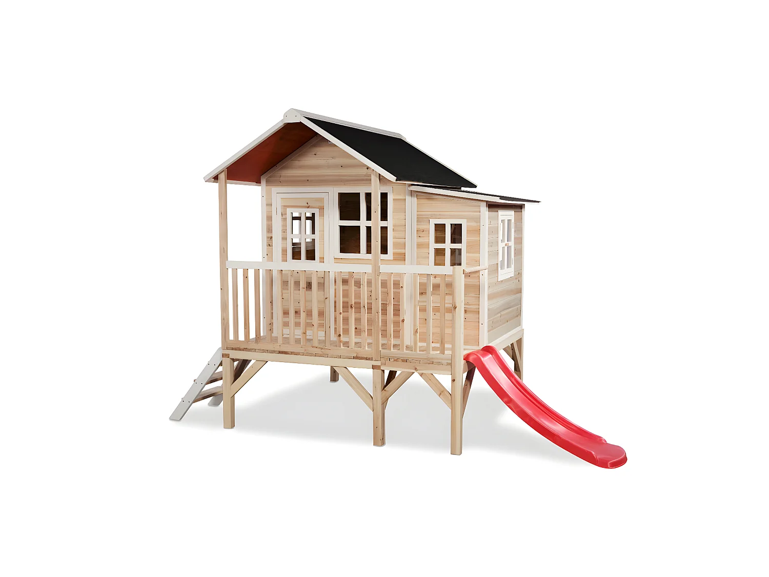 Maisonnette en bois pour enfants Loft 350 Naturel - Exit Toys