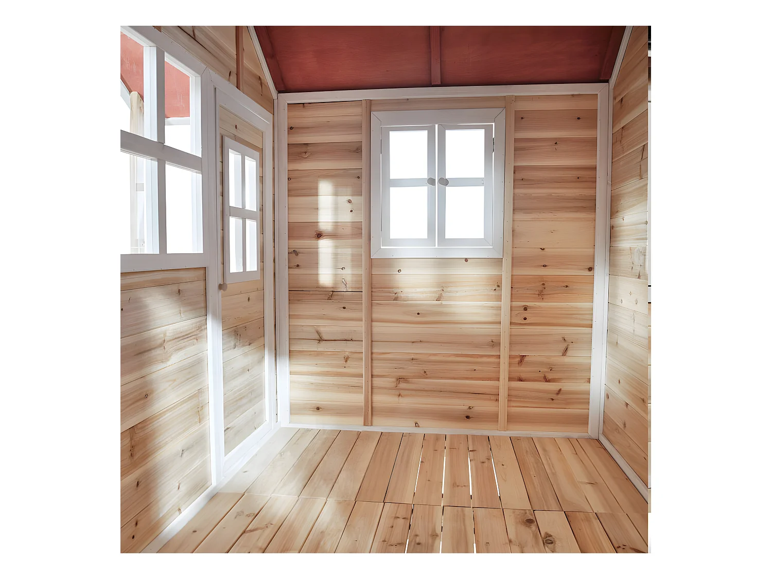 Maisonnette en bois pour enfants Loft 350 Naturel - Exit Toys