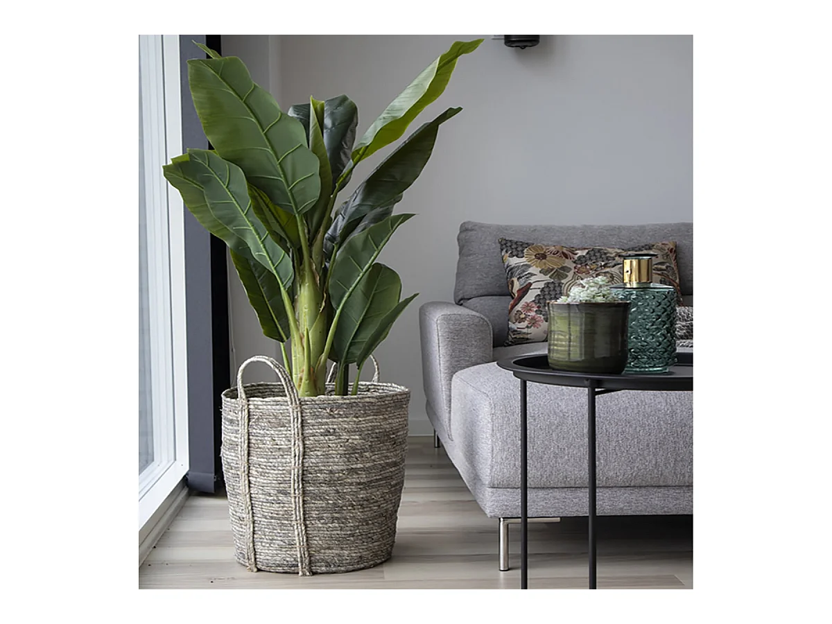 MASSALA - Panière en fibre de Maïs avec Anses