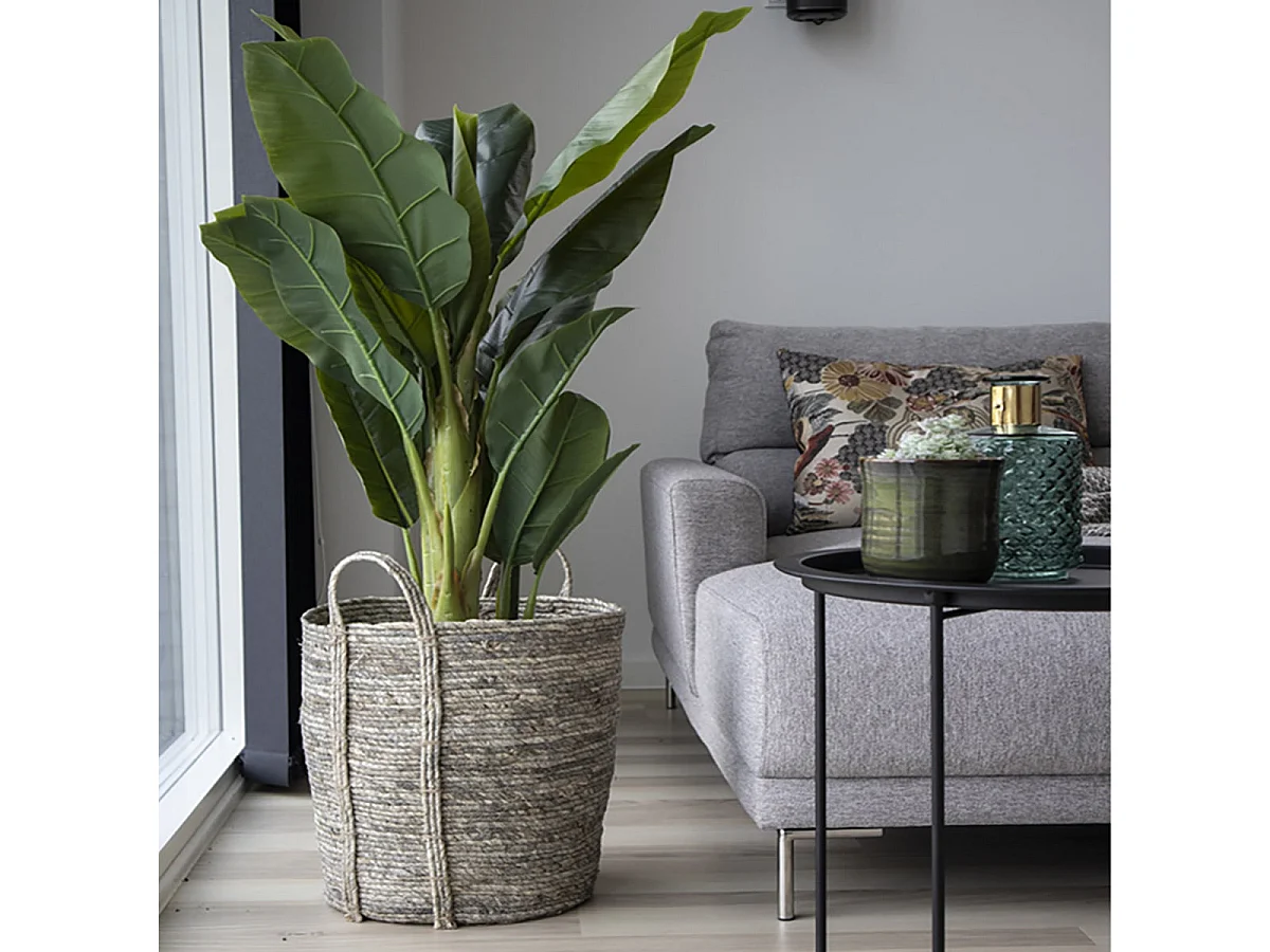 MASSALA - Panière en fibre de Maïs avec Anses