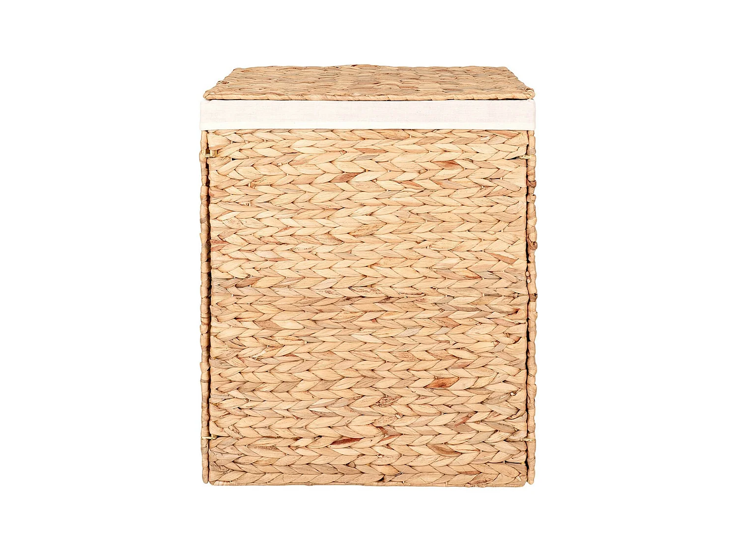 MIKAIL - Panière à Linge Pliable en Jacinthe d'Eau