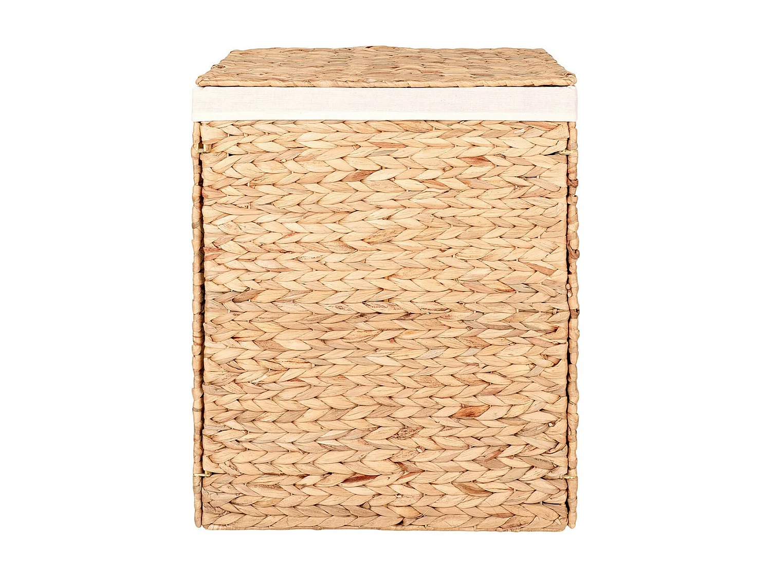 MIKAIL - Panière à Linge Pliable en Jacinthe d'Eau