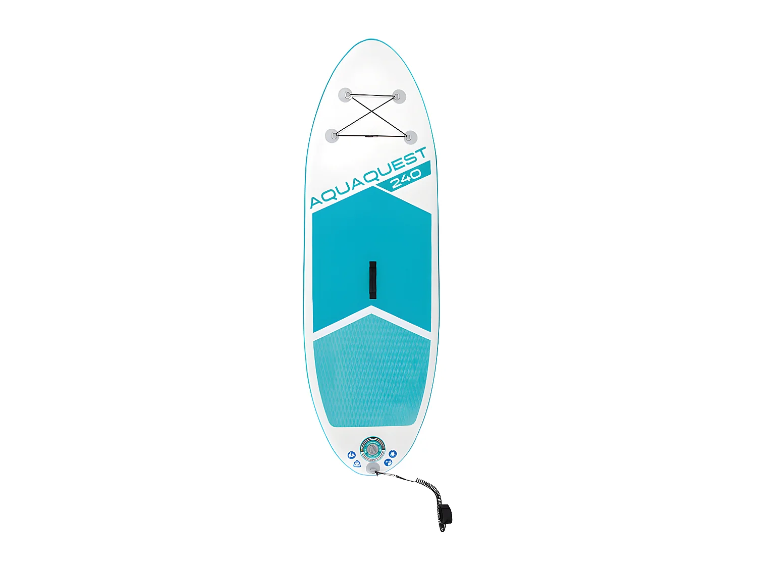 Paddle Gonflable "Aqua Quest" 244cm Bleu & Blanc
