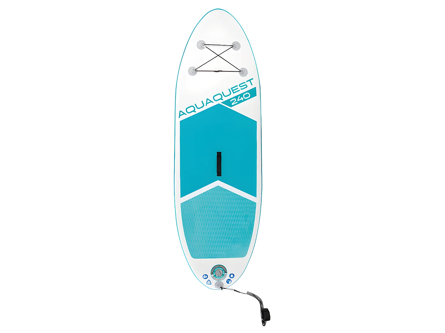Paddle Gonflable "Aqua Quest" 244cm Bleu & Blanc
