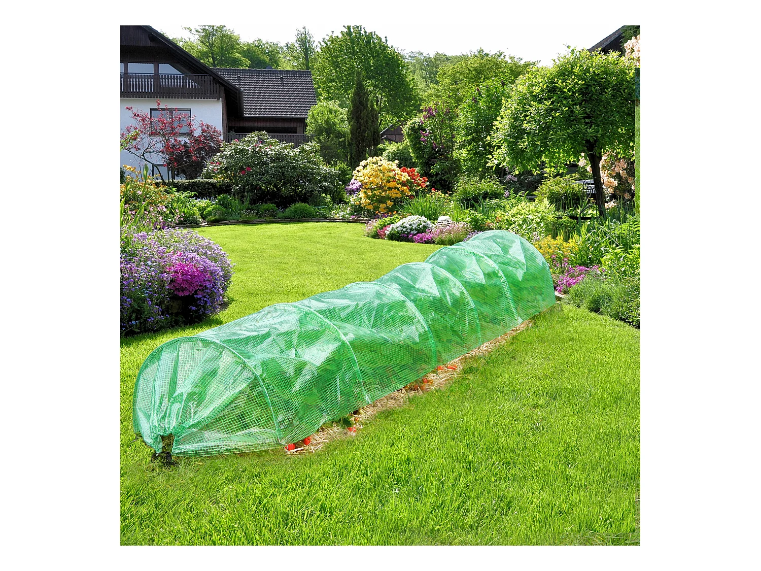 2x Tunnel serra da giardino riparo per piante ortaggi ECD Germany