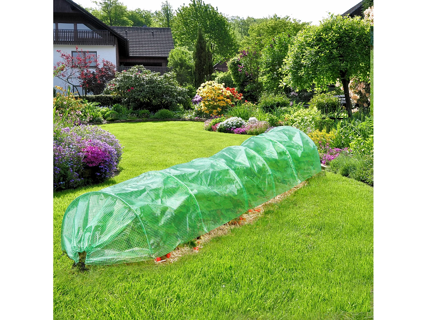 2x Serre de jardin tunnel de culture abri de plantes légumes fruits ECD Germany