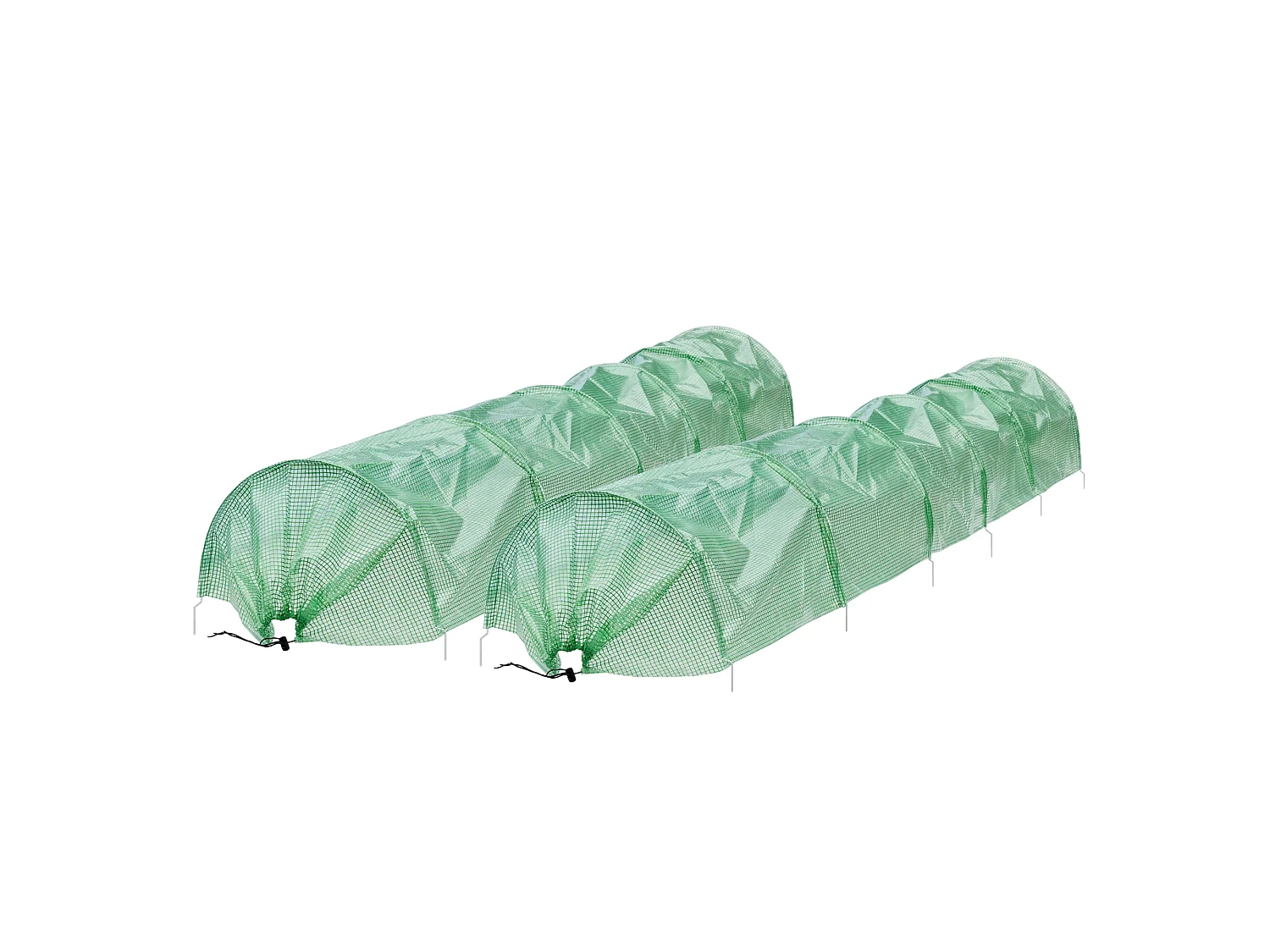 2x Serre de jardin tunnel de culture abri de plantes légumes fruits ECD Germany