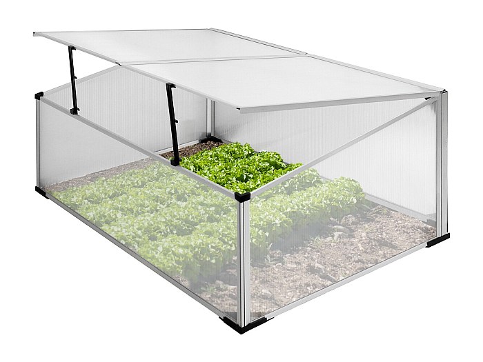 Serre De Jardin En Aluminium Et Polycarbonate 4mm - Tailles De 230x180x195cm - Porte Coulissante, Fenêtre Toit Réglable - 5