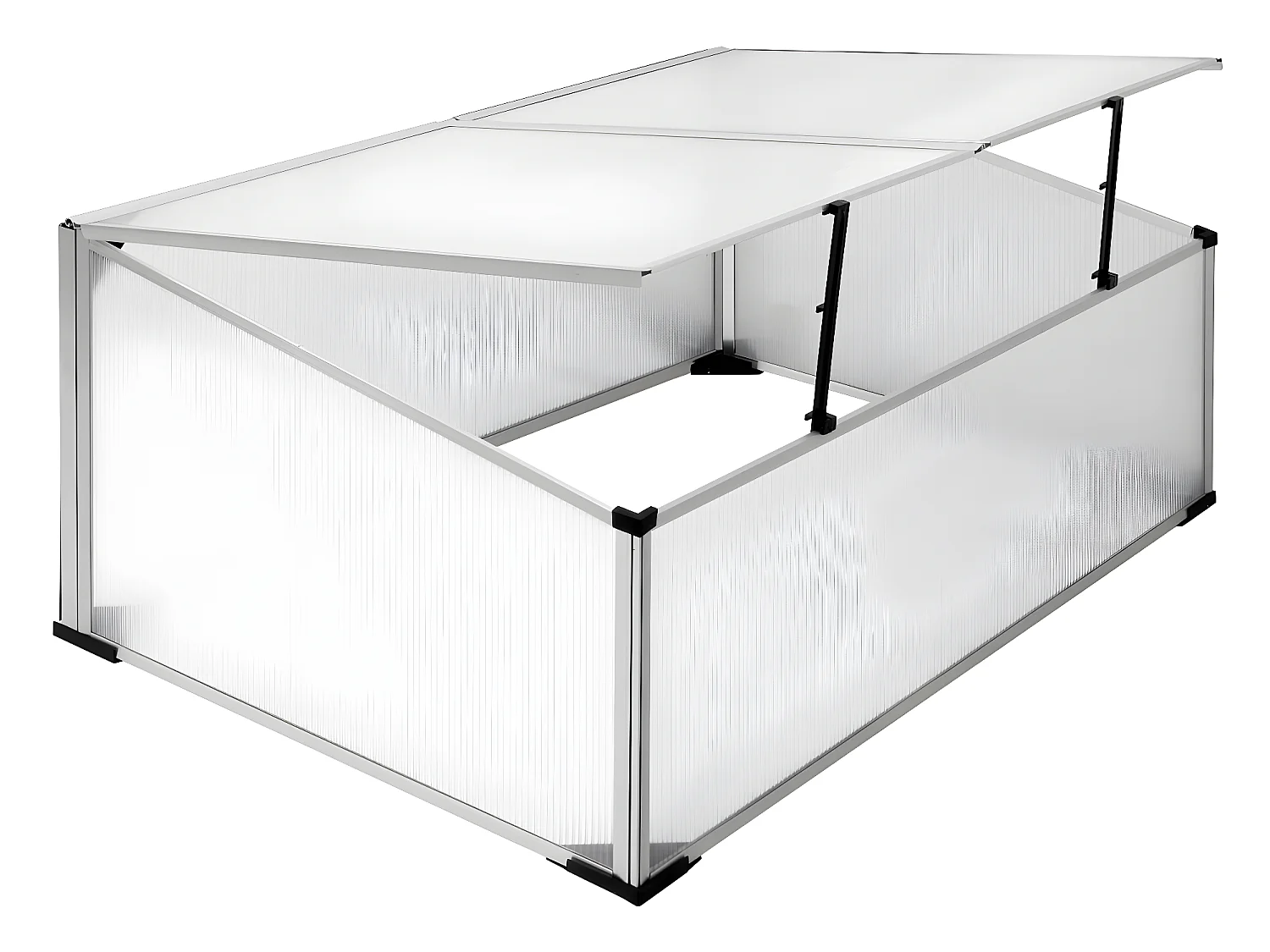 Serra da giardino in policarbonato alluminio pianta ortaggi pomodori fiori ECD Germany