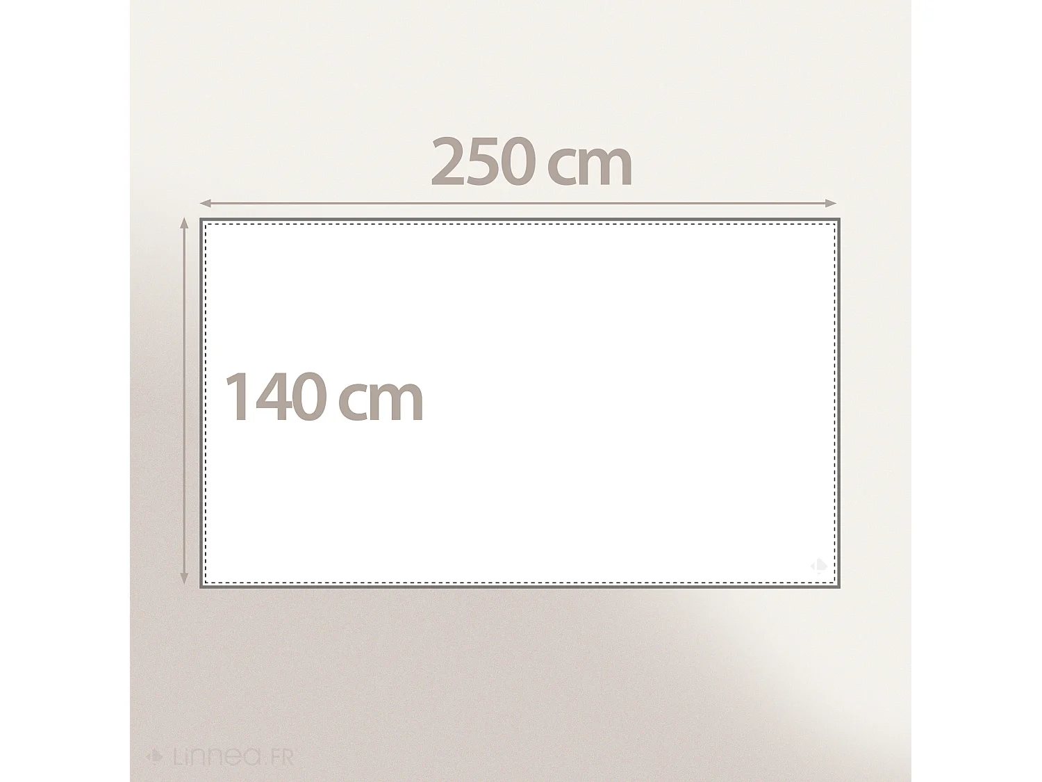 Nappe rectangulaire UNICO 140x250 cm vert Olive