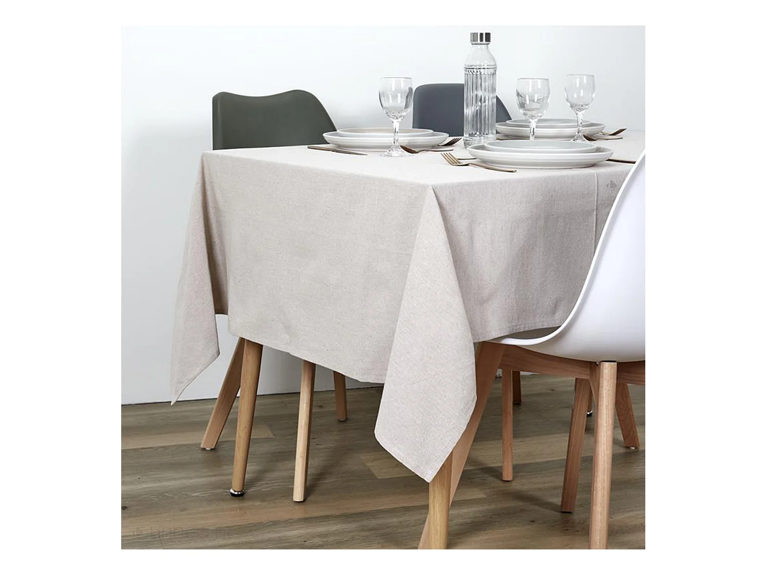 Nappe rectangulaire UNICO 140x250 cm Beige