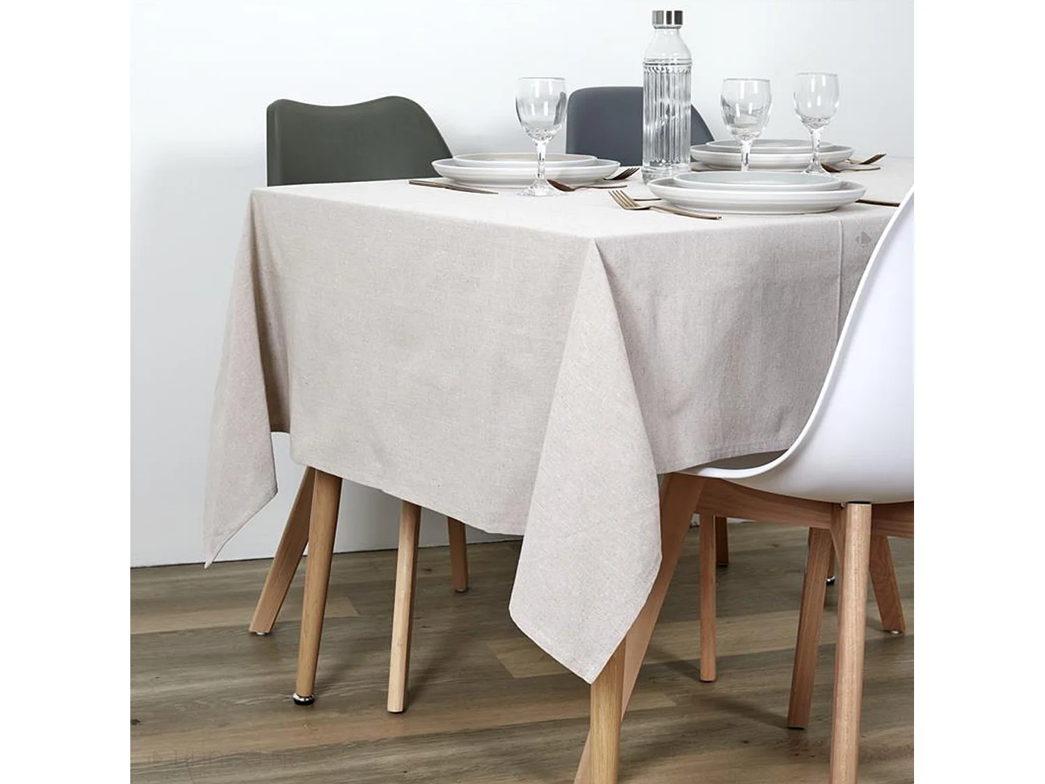 Nappe rectangulaire UNICO 140x250 cm Beige