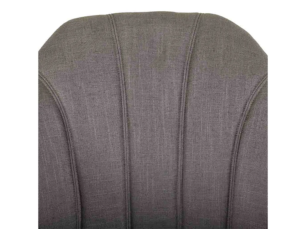 Chaise en bois et assise avec roulettes gris 63x54x40/87h