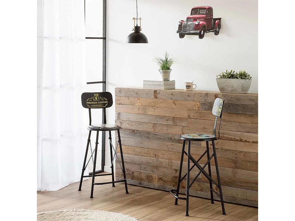 Piatto decorativo da parete in metallo 35x56x1h