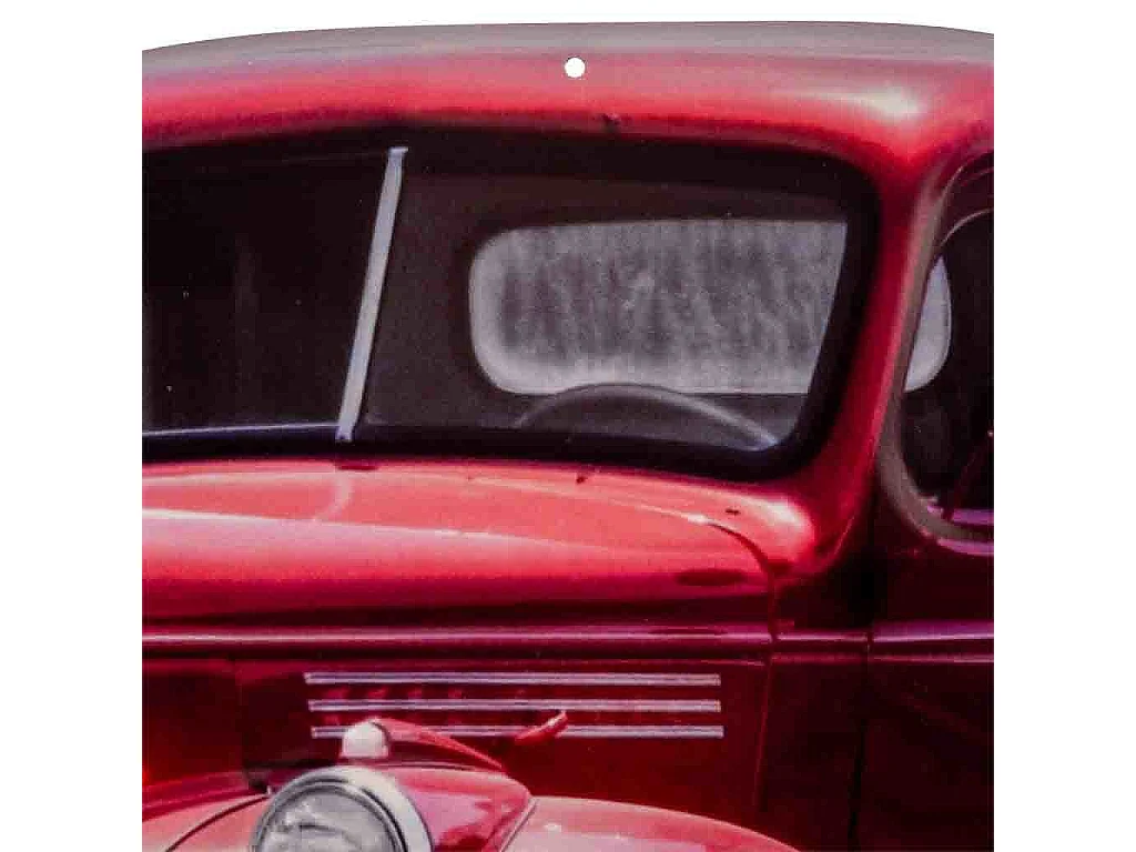 Piatto decorativo da parete in metallo 35x56x1h