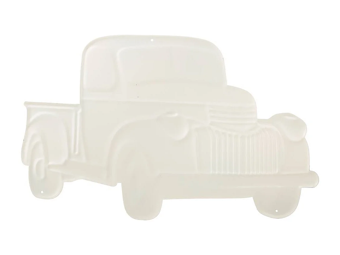 Piatto decorativo da parete in metallo 35x56x1h