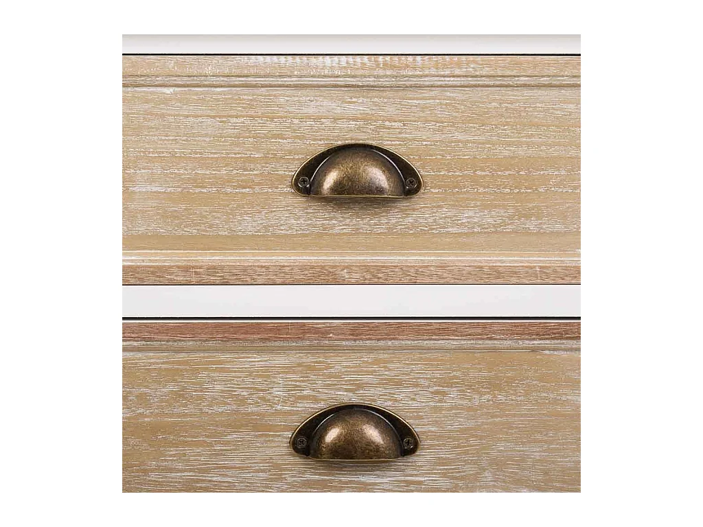 Buffet en bois blanc 124x40x80h