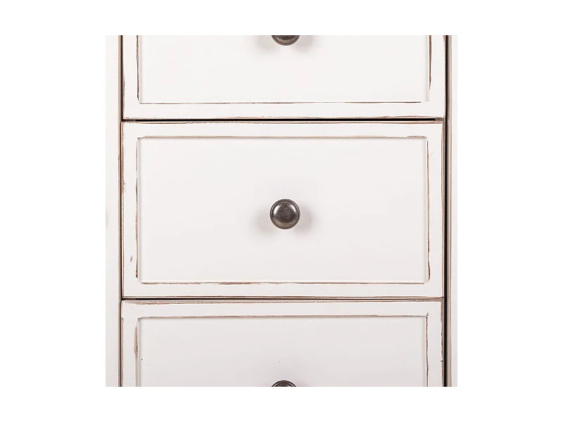 Aparador de madera blanco 100x40x86 cm