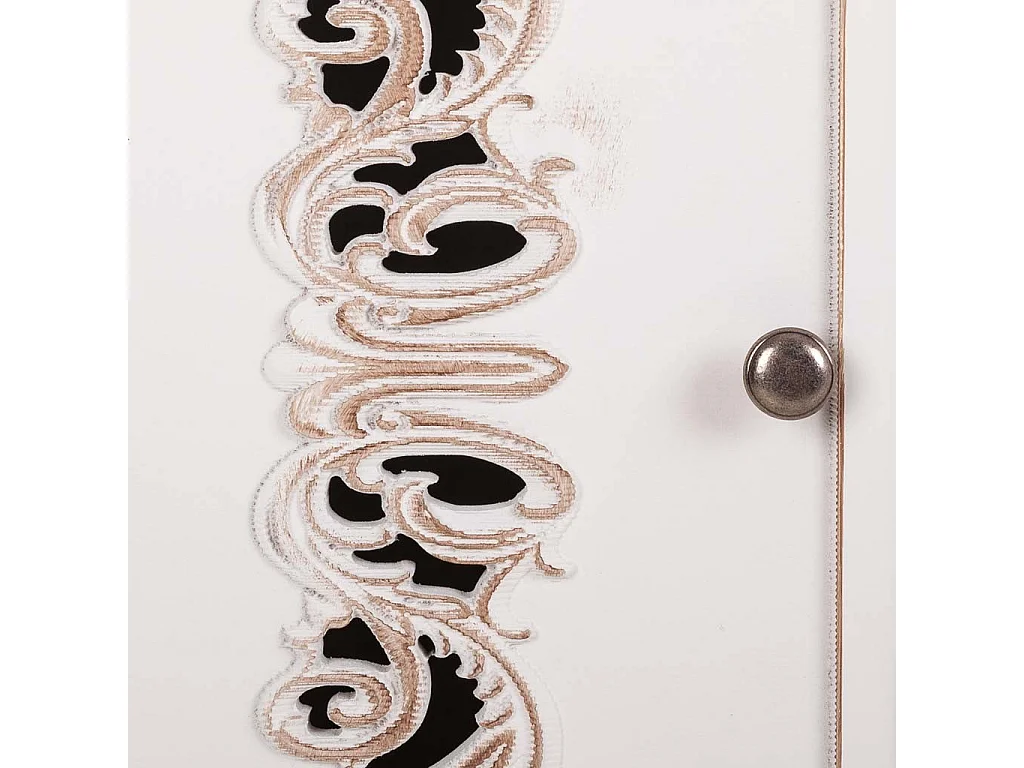 Buffet en bois blanc 100x40x86