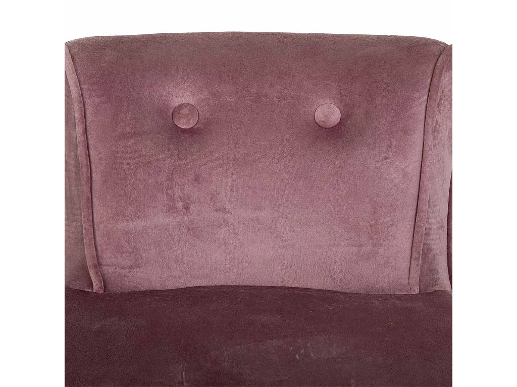 Banco de madeira estofado rosa 45x46x36/58